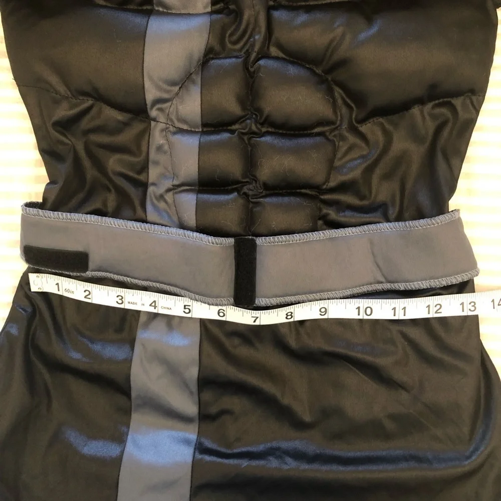 Ninja costume for kids black some gold and gray